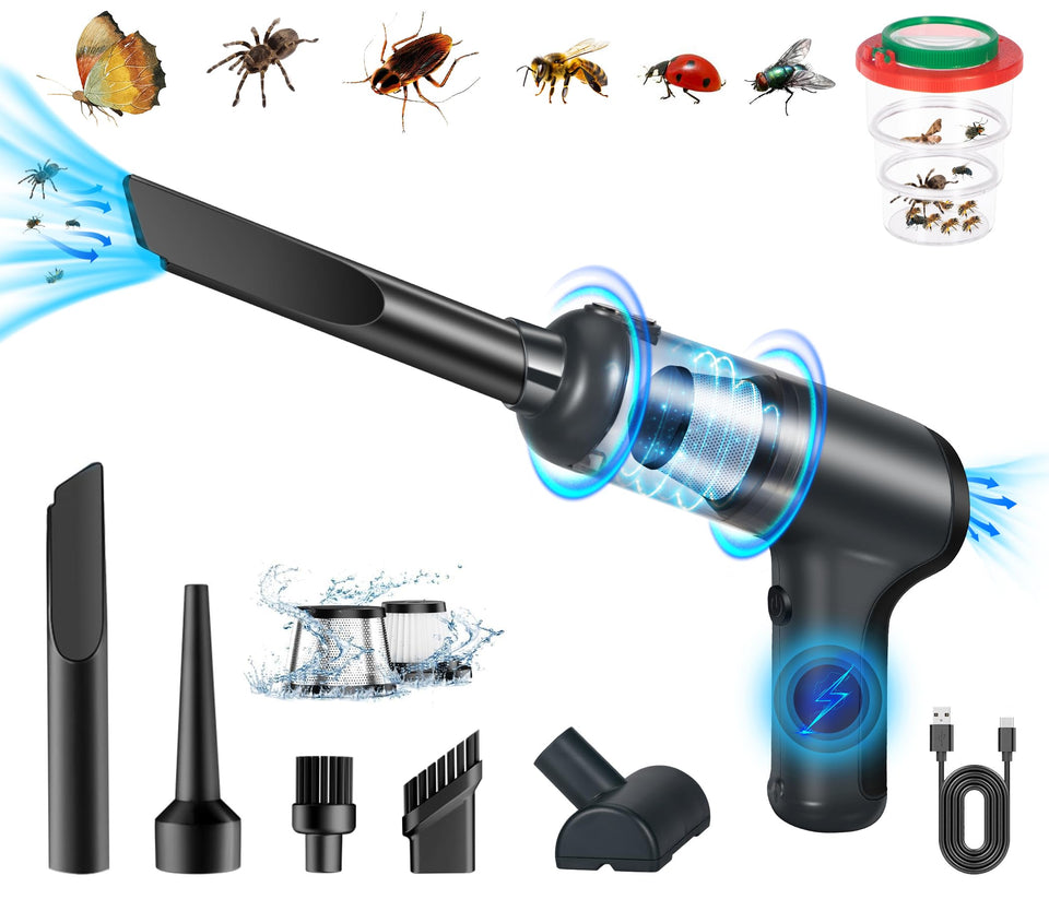 Jahy2Tech front view showing compact design and controls for easy pest capture