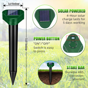 Jahy2Tech lawn and garden installation showing easy stake setup