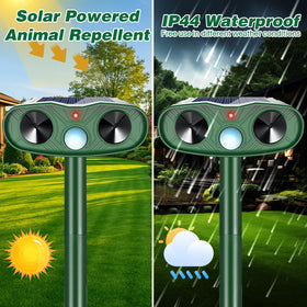 Motion sensor in Jahy2Tech deterrent detects intruders up to 25–30 feet