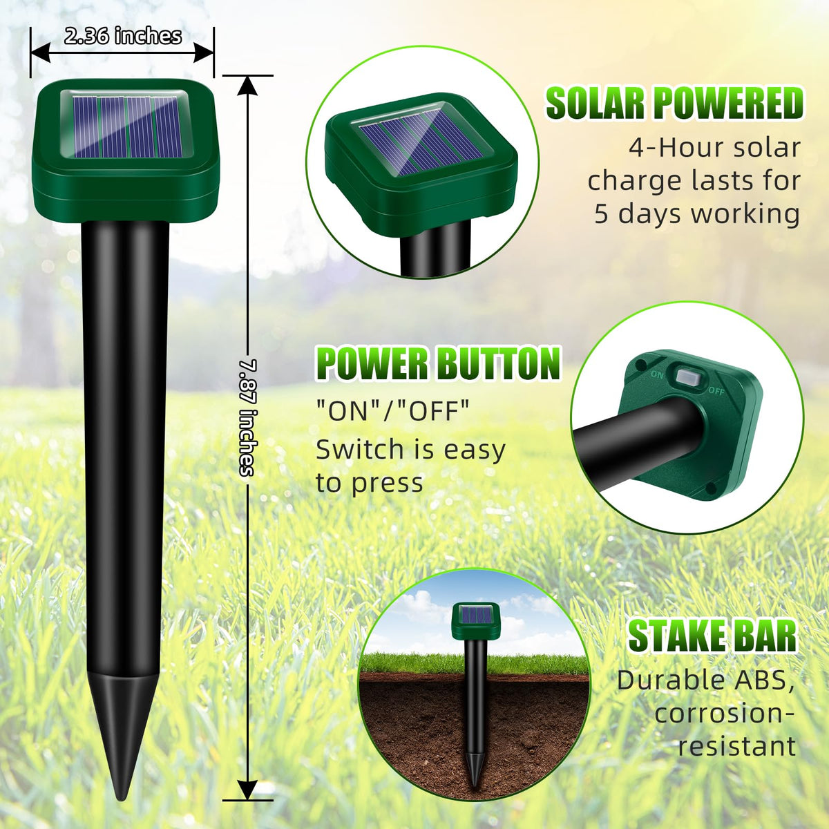 Jahy2Tech perimeter protection helps secure borders around yards beds and small farms