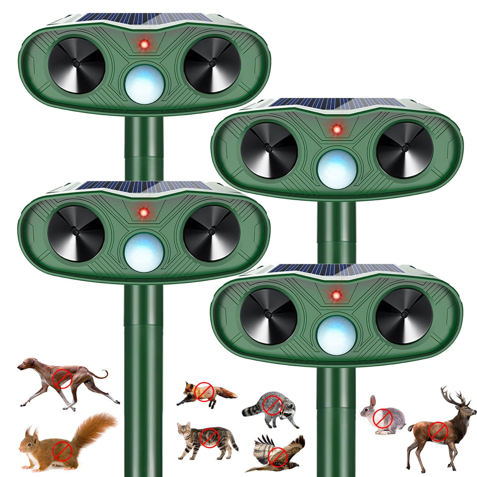 Jahy2Tech Sonic Fortress Pro deterring deer in a garden