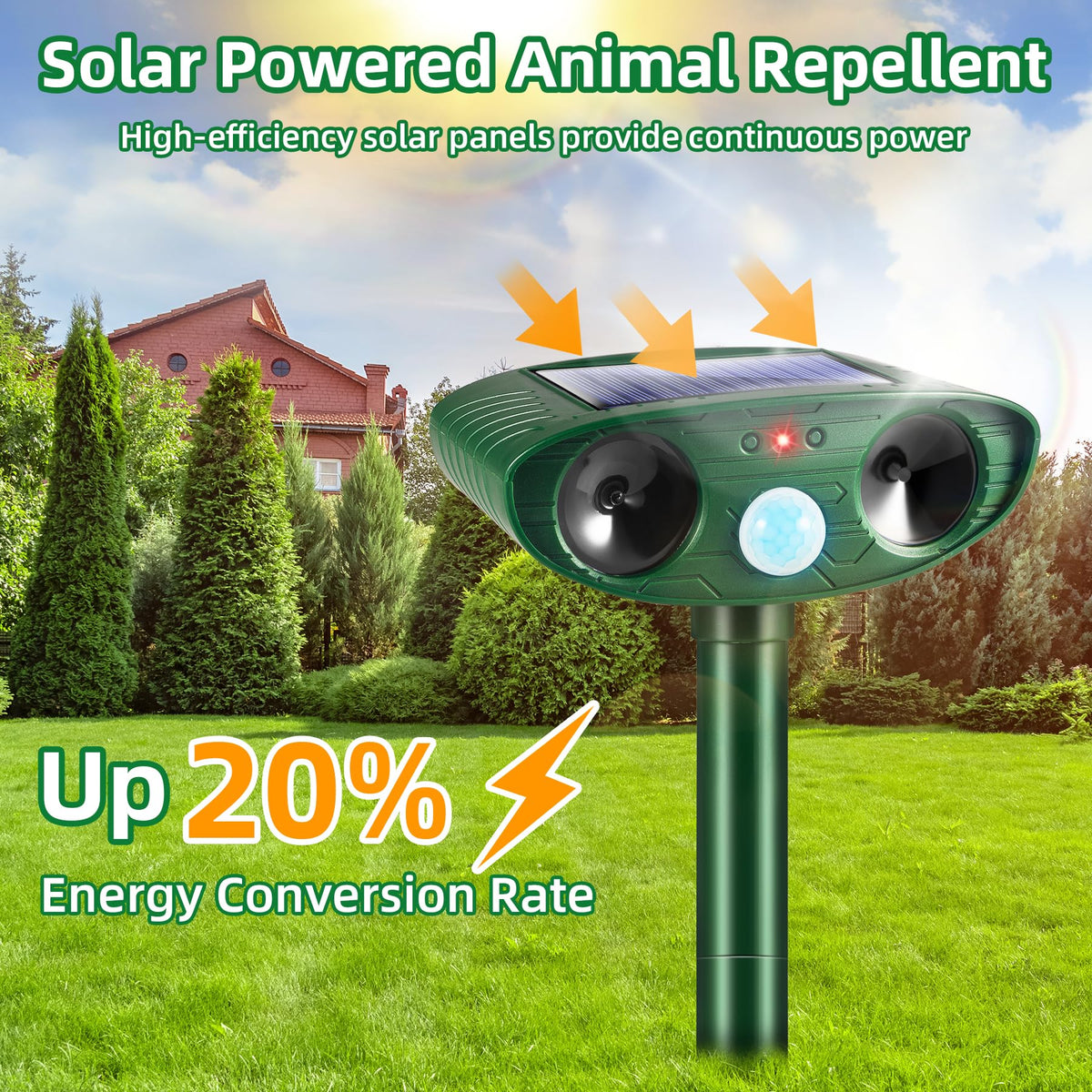 Wide-angle sensor and detection range of Jahy2Tech Sonic Fortress Pro
