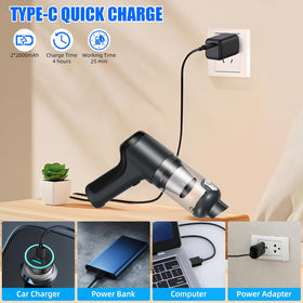 Jahy2Tech USB-C charging port and LED indicator for fast, clear recharging status