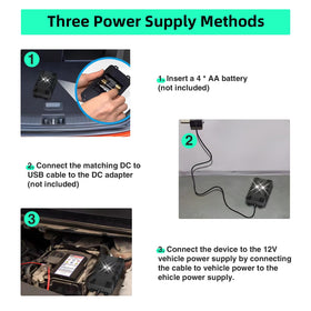 JahyElec 12V battery-compatible installation for simple setup