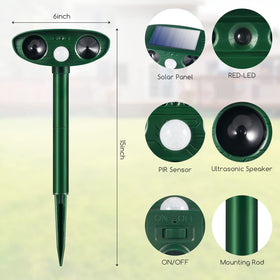 JahyElec IP44 waterproof design withstands rain for year-round use