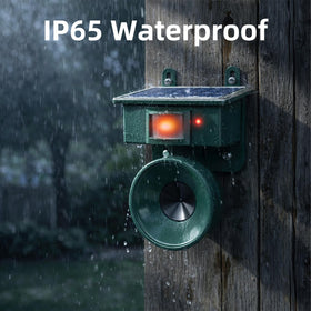 JahyElec IPX5 weatherproof design withstands rain and sun.