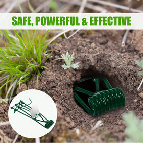 JahyElec mole control outdoor trap simple setup to cover runs and mounds