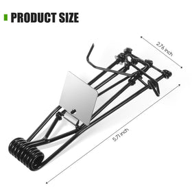 JahyElec mole trap being set easily in a garden area.