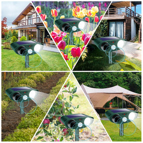 JahyElec multi-location installation on fences or walls for flexible setup.