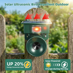JahyElec pigeon and sparrow deterrent for yard reduces nesting.