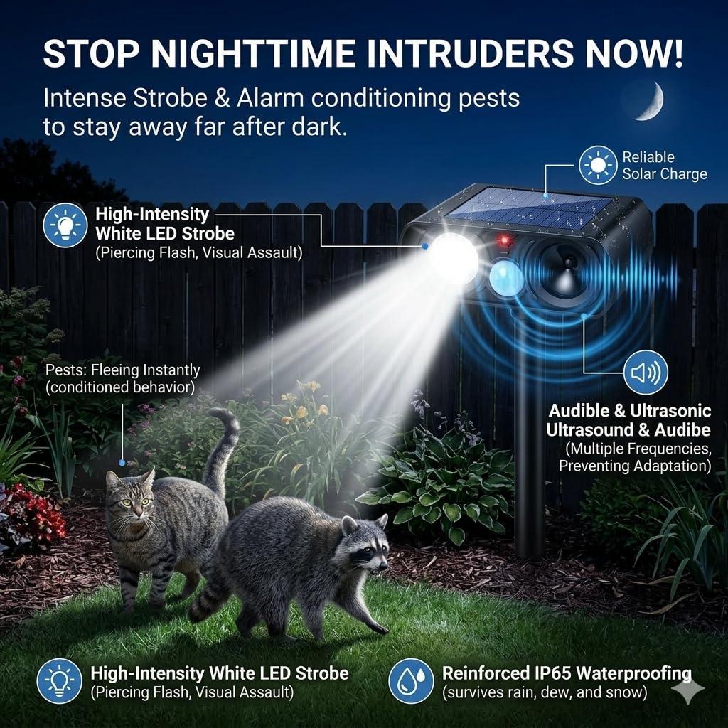 JahyElec PIR motion sensor covers 110° to detect intruders early