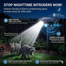 JahyElec PIR motion sensor covers 110° to detect intruders early
