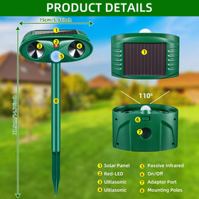 JahyElec Sonic Fortress Pro 30ft range covers large yards effectively