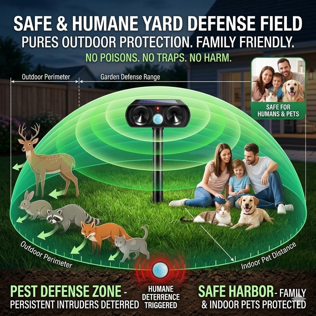 Two-pack cross-fire setup demonstrates dual-unit protection across entry points.