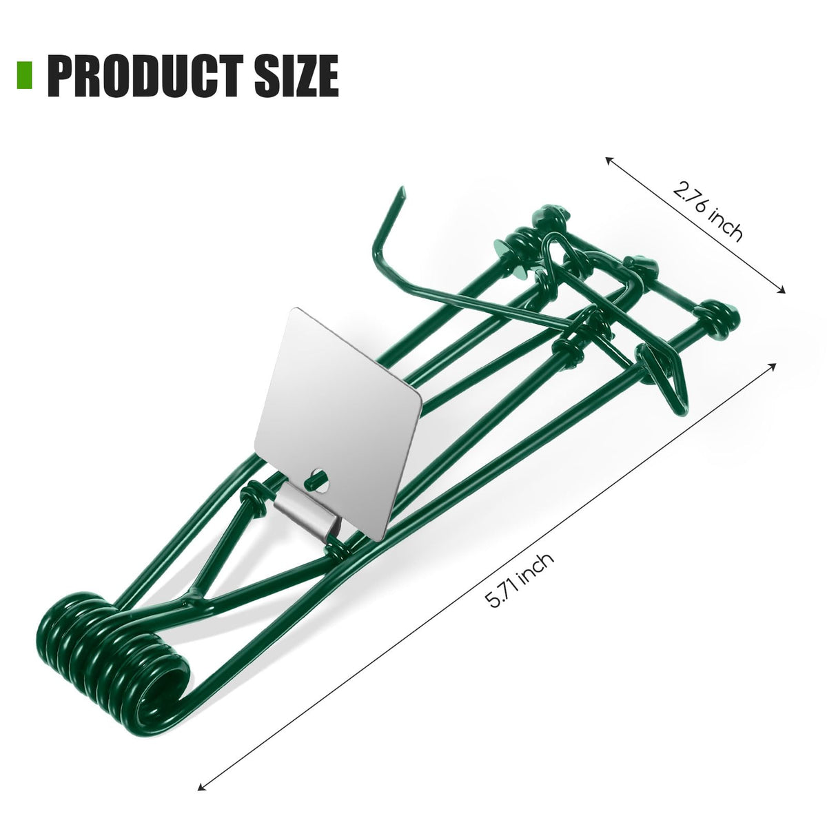 JahyElec vole trap garden solution highlighting reusable, bait free control
