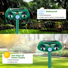 JahyElec compact installation demonstrates easy placement in a garden.