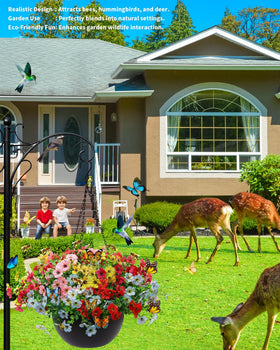 JAKY-Global UV-resistant faux flowers resist fading for sunny patios and entrances