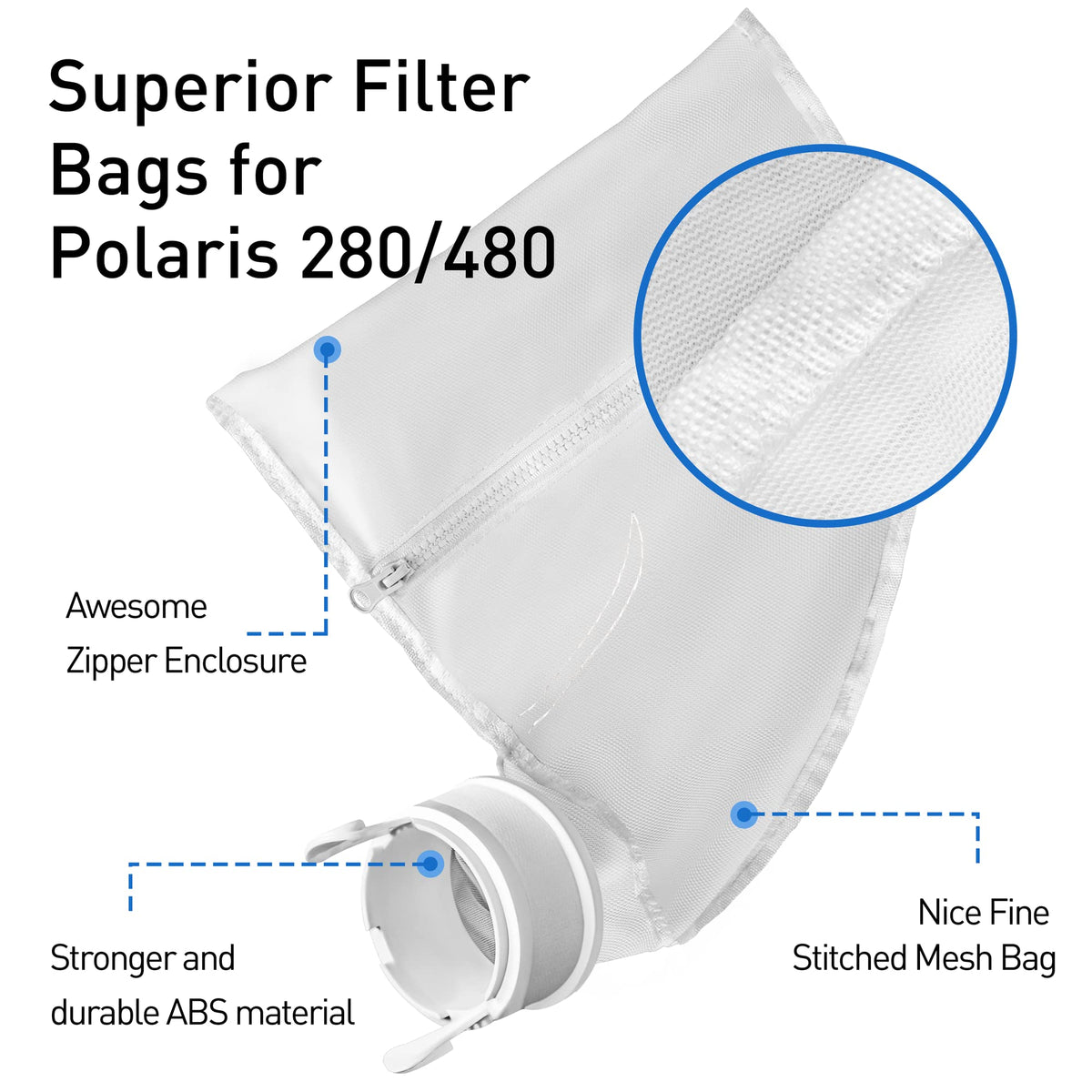 JamBer Polaris-280-480-bag-compatibility image shows fit for Polaris cleaners.