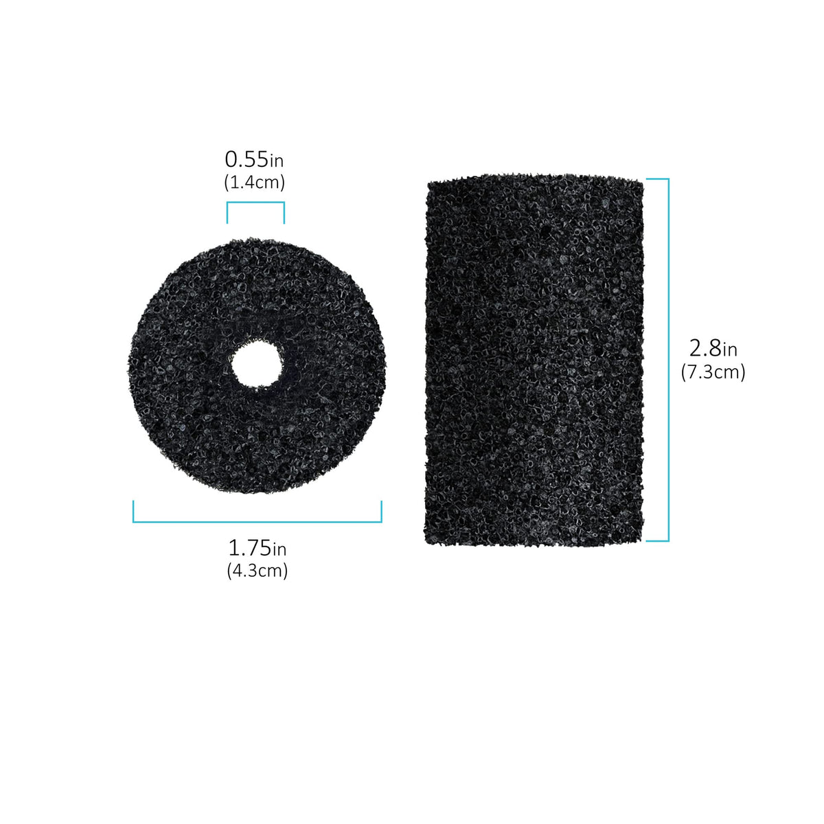 JamBer tail-scrubber high-density foam for efficient debris filtering.