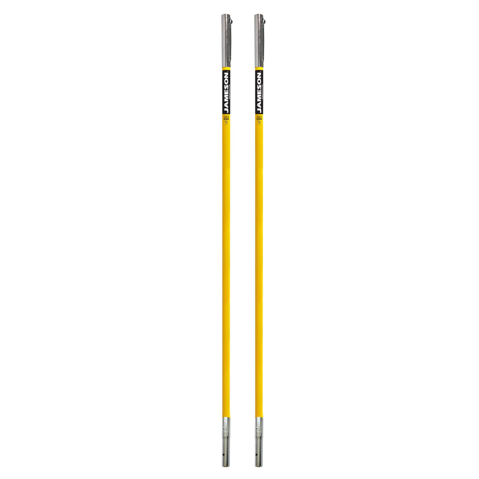 Jameson FG-Series 6-Foot fiberglass pole extended for high-reach pruning.