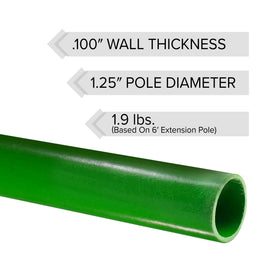 Jameson LS-Series aluminum ferrules provide durable pole joints.