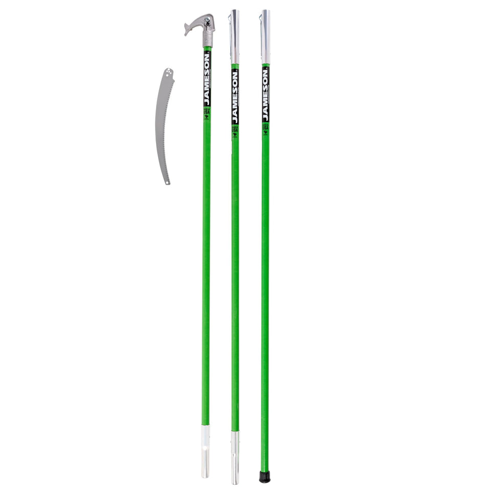 Jameson LS-Series hollow core poles extend pruning reach without ladders.