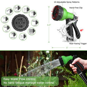 JAMIEWIN adjustable nozzle offers multiple spray patterns for precise tasks.