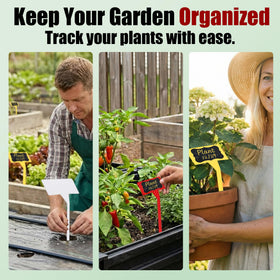 Jammy Joey waterproof garden labels withstand rain and sun.