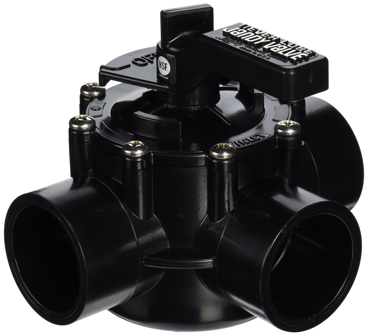 Jandy NeverLube 3-Port Valve 4715 for maintenance-free operation and easy automation.