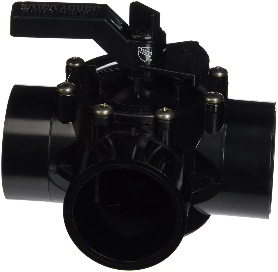 Jandy NeverLube 3-port valve for 2-inch piping enables automation-ready pool systems.