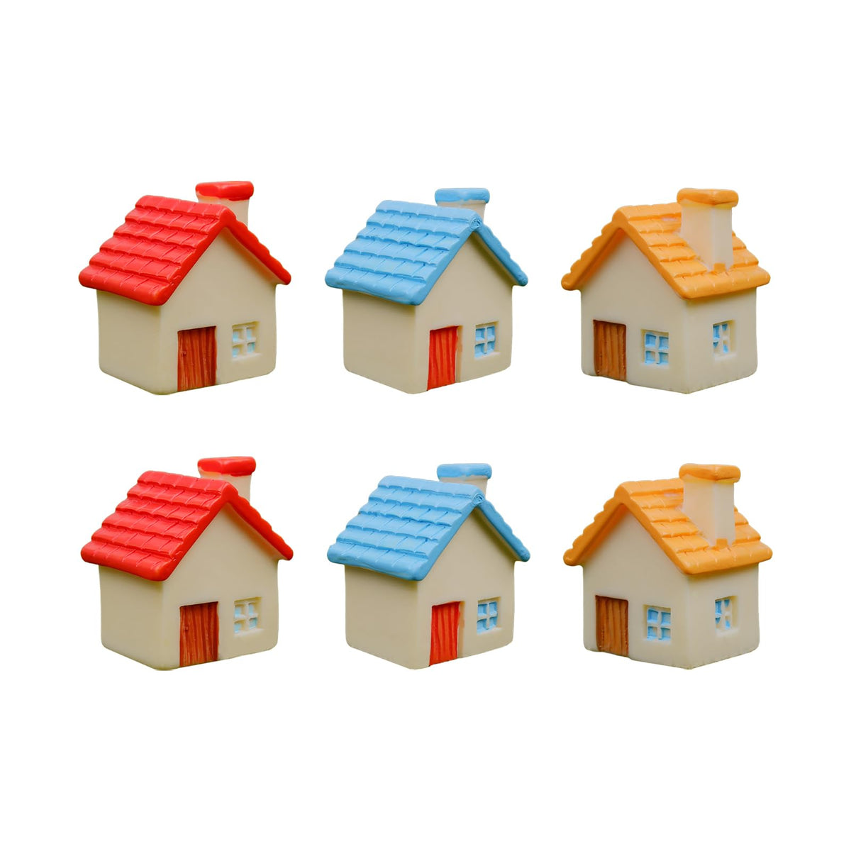 Janou mini house micro landscape pack 1 for terrarium decor and whimsical garden details.