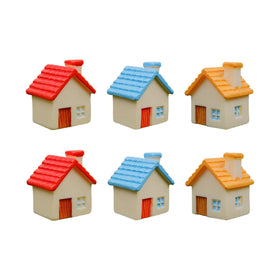 Janou mini house micro landscape pack 1 for terrarium decor and whimsical garden details.