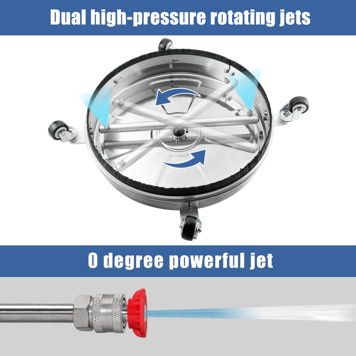 JANZ 1/4-inch quick plug connector for fast wand setup