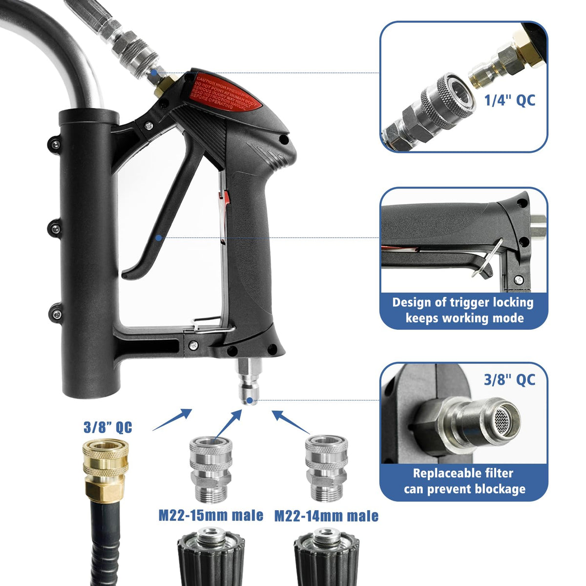 JANZ dual high-pressure jets speed up cleaning on flat surfaces