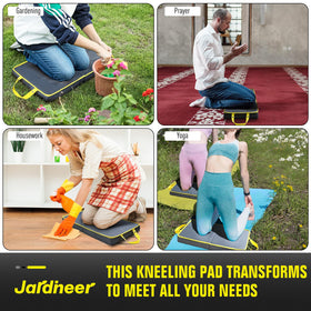 Jardineer kneeling pad waterproof cover protects foam outdoors