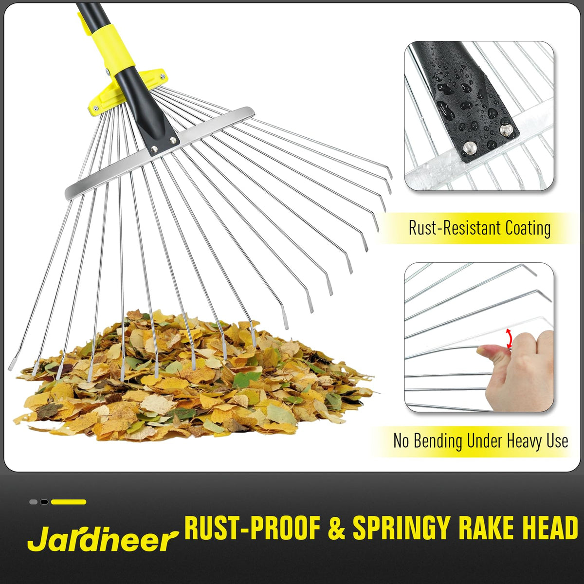 Easy assembly Jardineer rake ready out of the box