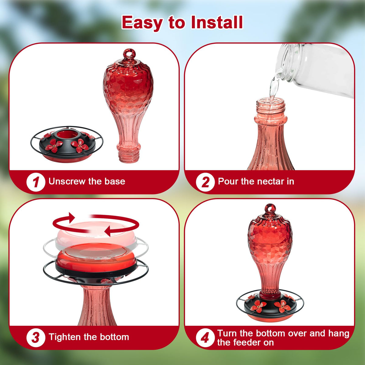Jarkyfine base with silicone seal and ant moat reduces mess and pests