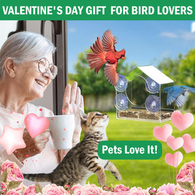 Jarkyfine gift-ready bird watching feeder for Mom or nature lovers