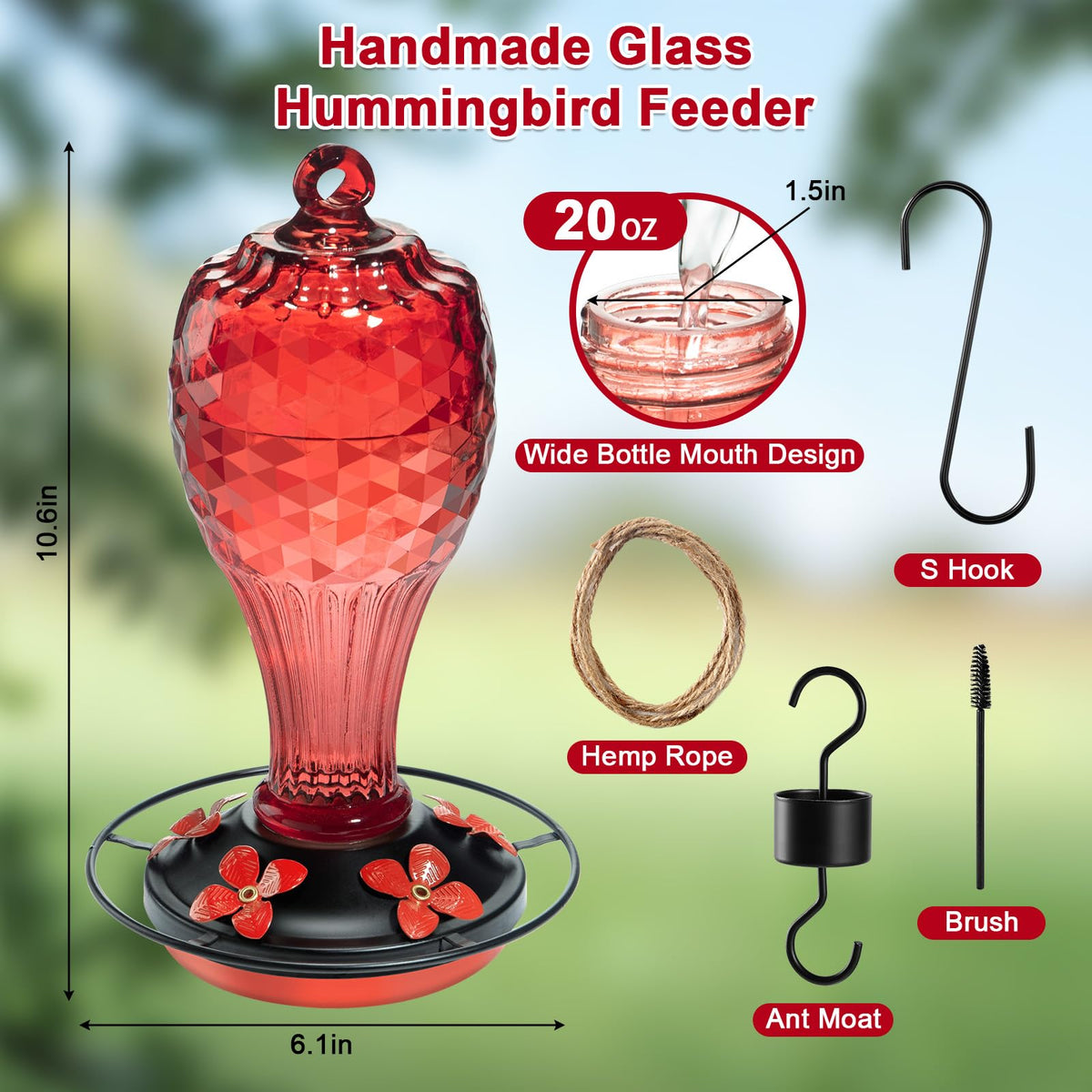 Jarkyfine gift-ready nature feeder enhances any outdoor space