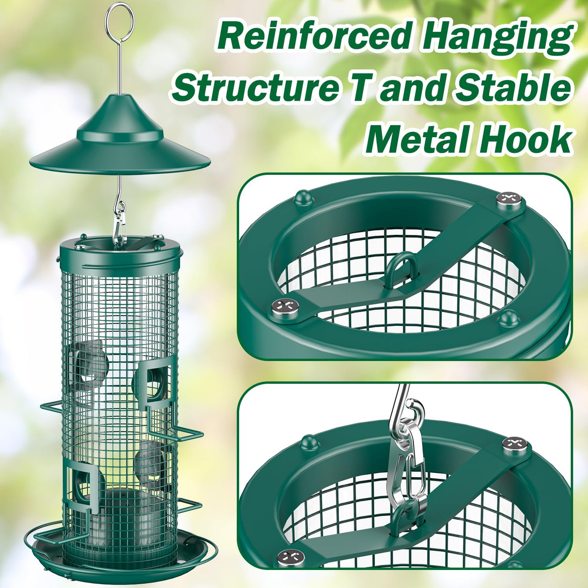 Jarkyfine perches provide comfortable roosting for visiting birds.
