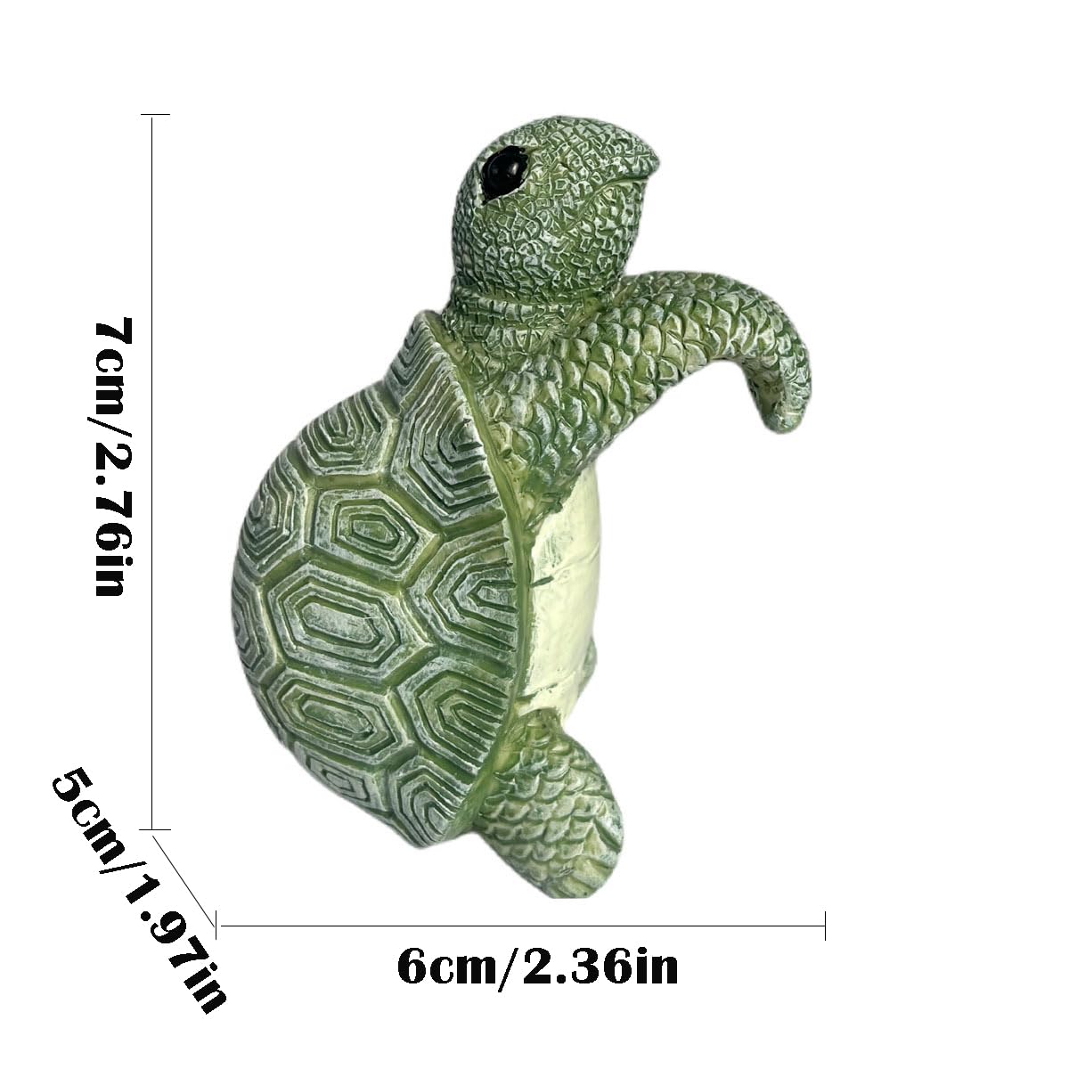 Jarpsiry turtle plant decor suits succulents, herbs, and small blooms
