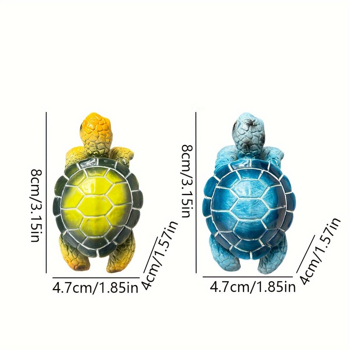 JARPSIRY blue sea turtle garden decor adds color and delight to any space