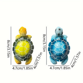 JARPSIRY blue sea turtle garden decor adds color and delight to any space