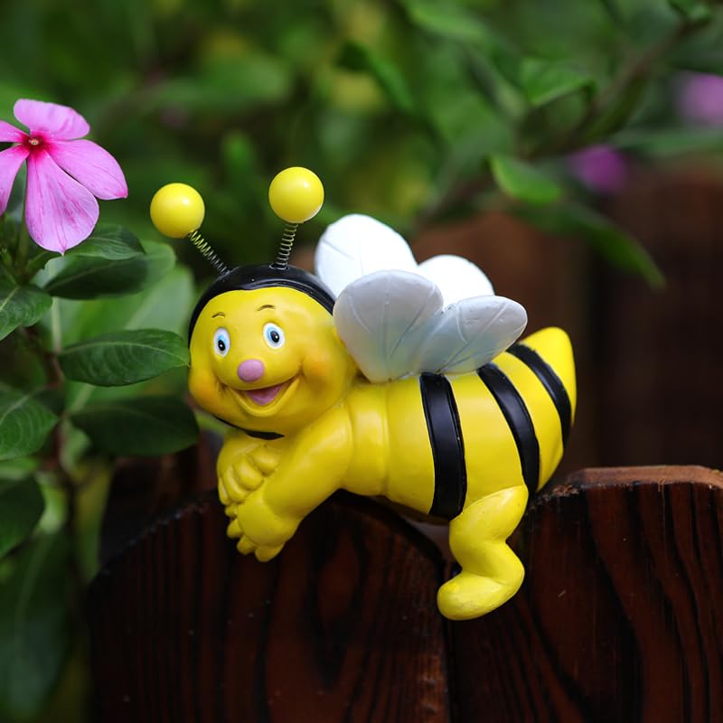 JARPSIRY bees with white wings create a whimsical motion feel.