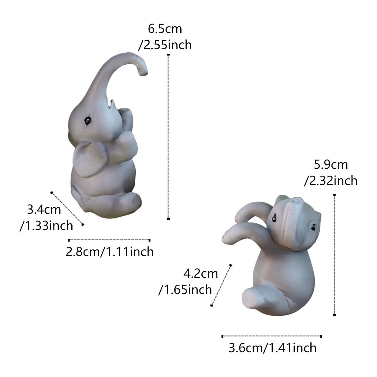 JARPSIRY climbing elephants brighten garden edges and container displays