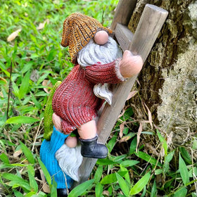 JARPSIRY resin gnome for porch weatherproof display
