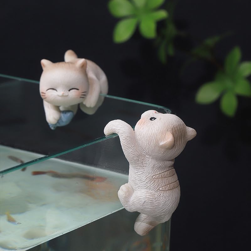 JARPSIRY Hanging kitten vase hugger balcony decor