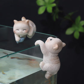 JARPSIRY Hanging kitten vase hugger balcony decor
