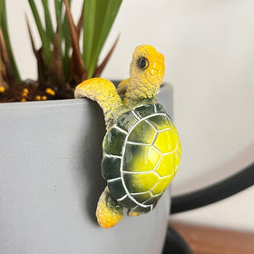 JARPSIRY resin hanging turtle statue adds charm to fences and balconies