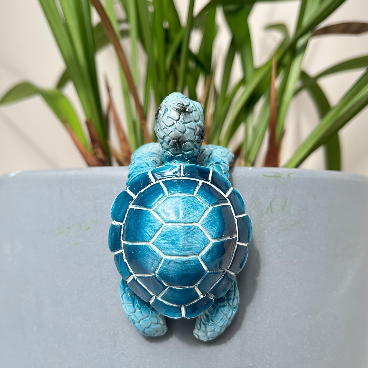 JARPSIRY tortoise planter decor fits succulents and herbs with a playful touch